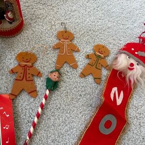 Lot of vintage Christmas decor